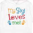 thumbnail image 3 of Inktastic My Gigi Loves Me Grandchild Toddler Hoodie, 3 of 4