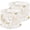 Color 2, variant on Linen Drum Lamp Shades White Wood Rustic Texture 13" x 13" x 10" Lampshade for Table Lamps Floor Lamps Lamp Shade Replacement Easy Assembly Required