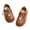Khaki, variant on Baby Toddler Girls Genuine Leather Shoes Oxfords Wedding Party Princess Shoes Little/Big Kids Embroidered Spring Fall Flats for Girls 1M-13M