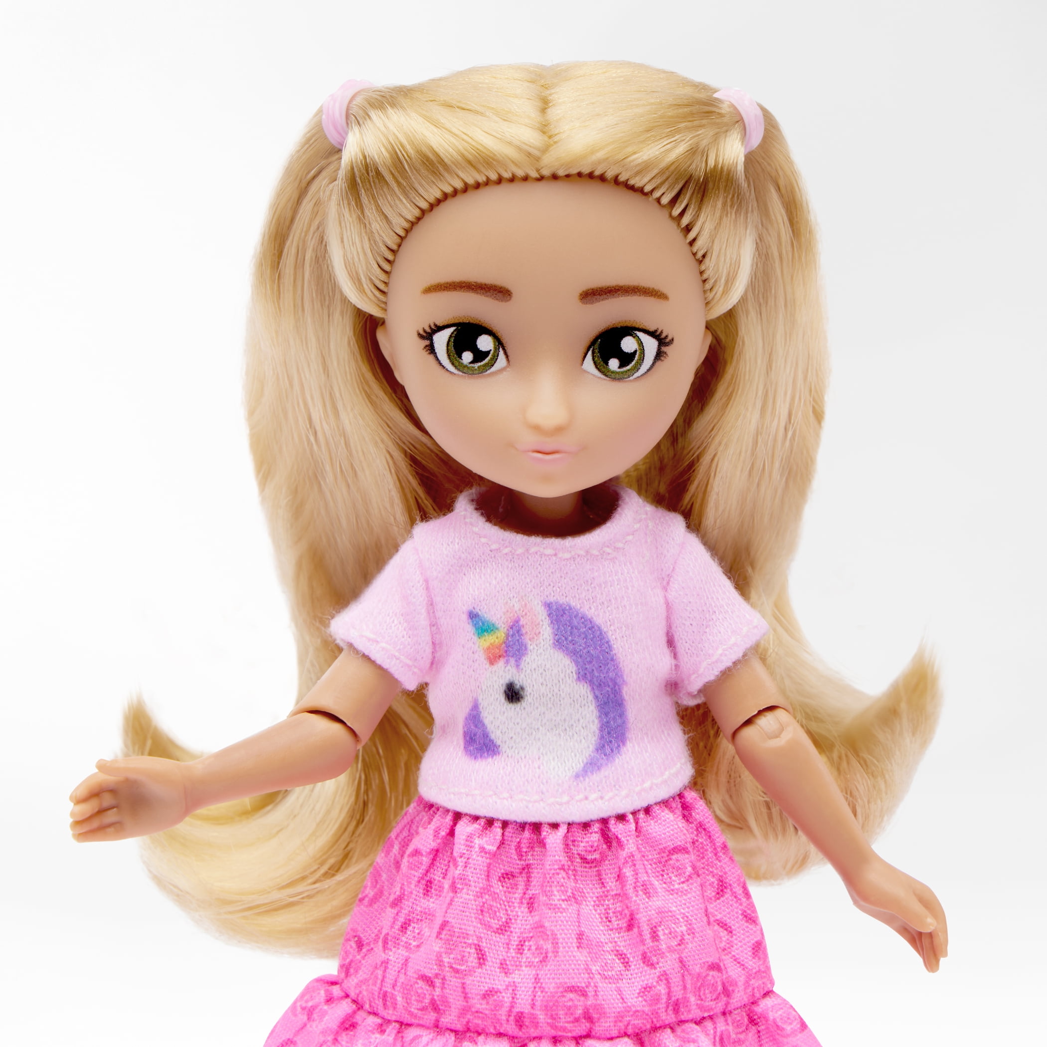 Hey Bestie Millie & Hannah Set of 2 (5.5-inch) Bendable Fashion Dolls, Red Hair & Brown Hair, Kids Ages 3 & Up