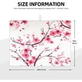thumbnail image 2 of Cherry Blossoms Dish Drying Mat Large for Kitchen Pink Dish Drainer Pad 18 x 24 Inch with Hanging Loop High Absorbent Reversible Home Decor, 2 of 7