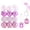 Black, variant on Womens Bikini Sets Lace Up Strappy Swimsuits High Waisted One Shoulder Bathing Suit Swimwear