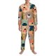thumbnail image 3 of Fotbe Colorful Dogs Pijama de Hombre con Estampado de Manga Larga, Conjunto de 2 Piezas, Ropa de Dormir Suave y Cómoda con Bolsillos-Medium, 3 of 7