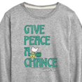 thumbnail image 3 of Woodstock - Give Peace A Chance - Toddler & Youth Long Sleeve Graphic T-Shirt, 3 of 5