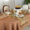 thumbnail image 5 of Thanksgiving Black Plaid Squirrel Table Runner-Cotton Linen- 120 Inch Holiday Dresser Scarves, Fall Animal Eucalyptus Sunflower Tablerunner for Kitchen Coffee/Dining Dinner Scarf Décor 13x120, 5 of 7