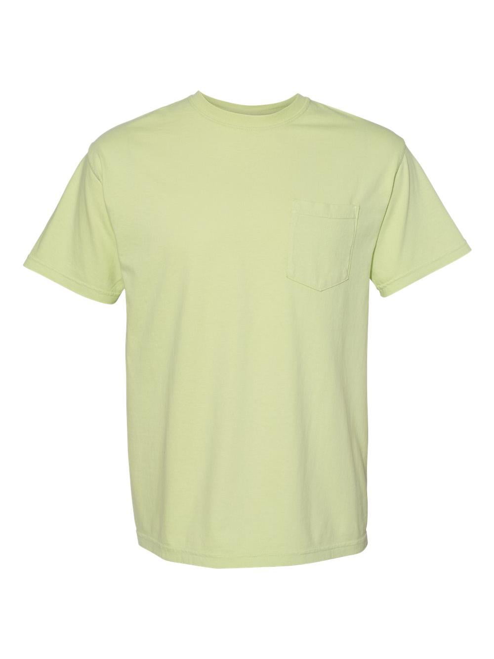 Tシャツ・カットソー Ten-C Garment Dyed Cotton Jersey Pocket Man to Man Yellow 2 Comfort Colors - Garment-Dyed Heavyweight Pocket T-Shirt