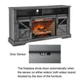 thumbnail image 6 of Mondawe 60 Inch Electric Fireplace Entertainment Center With Door Sensor-Dark Rustic Oak, 6 of 7