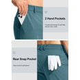 thumbnail image 4 of Pantalones de golf Pudolla Stretch, vestido de trabajo ligero para hombre, azul, 4 of 7