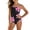 Black, variant on XINXIAOO Girls Floral 1 Piece Swimsuit Thin Spaghetti Straps Square Neck Contrast Adjustable Side Tie Summer Beach Pool Bathing Suit 14-15 Years