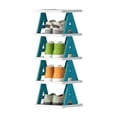 thumbnail image 2 of Birdeem Multi-Layer Letter Shoe Rack, Small Shoe Cabinet for Household Doorstep Balcony, and Economical Folding Shoe Rack for Student Dormitories, 2 of 5