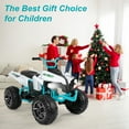 thumbnail image 3 of Neche 24V 2 Seater Ride on Toy, 4*200W Motors,9AH Battery Powered ,4-Wheeler Kids ATV with Bluetooth & LED lights, for Ages 3-8,White, 3 of 11