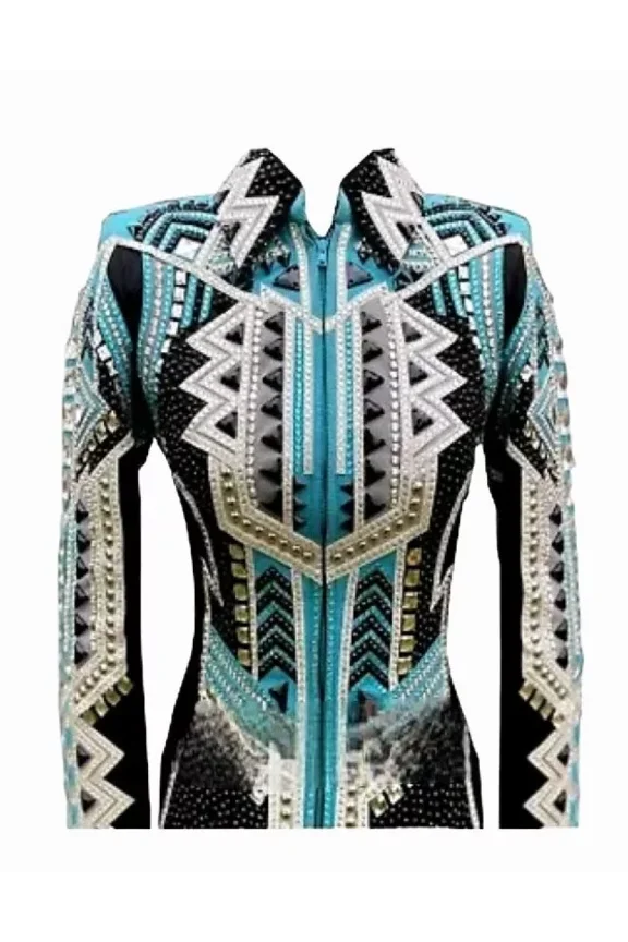 Western Show Pleasure Rail Shirt Jacket Clothes Showmanship Horsemanship