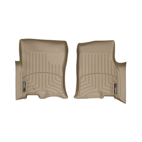 WeatherTech Custom Fit FloorLiners compatible with Navigator, Expedition - 1st Row (Driver & Passenger), Tan