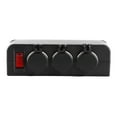 thumbnail image 4 of Cigar Lighter Adapter Car Power Adapter 1224V Cigar Lighter Adapter 3 Way Port 16A Waterproof Overload Protection W CutOut Switch, 4 of 8