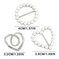 thumbnail image 3 of Lttoisl Fashion Scarf Ring Buckle Metal T-Shirt Hem Clip & Corner Knot Button for Shirts, Dresses, Niche Clothing Accessory, 3 of 8