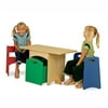 KidKraft Wooden Table With Red and Blue Benches
