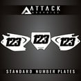 thumbnail image 2 of Attack Graphics Number Plate Backgrounds for Kawasaki KX250 2004, 2 of 2