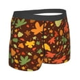 thumbnail image 3 of Disketp Autumn Leaves Men'S Boxer Briefs,Soft And Breathable Cotton Underwear With Comfortflex Waistband, 3 of 9