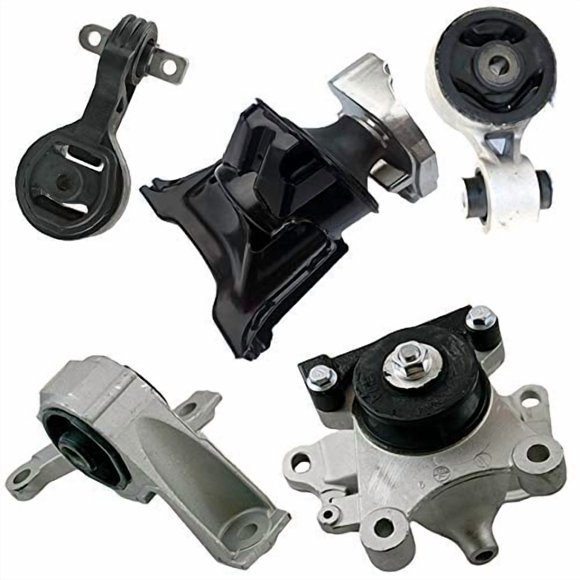 OMNI5 K2825 Engine Motor & Transmission Mount Kit 5pc Compatible with Fits 2006-2011 Honda Civic Si Coupe 2.0L MANUAL | A65014 A65066 A4589 A4588 A4586