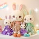 thumbnail image 2 of 40/60/80/100cm Cute / Soft / Ins Rabbit Plush Toys / Calico Plaid Skirt Rabbit Doll / Children's Birthday Gift / Christmas Giftgreen40cm Deng Xun unisex, 2 of 2