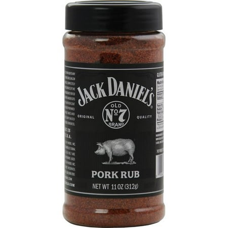 Jack Daniel's Old No 7 Pork Rub, 11 oz (Best Dry Rub For Pulled Pork)