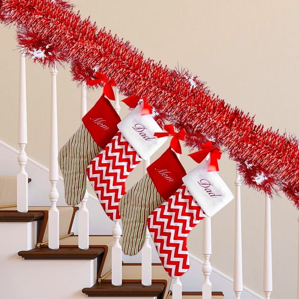 Grand Noeud Velours Noël Rouge - Arc Déco Arbre, Porte, Cheminée Et Cadeaux
