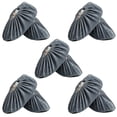thumbnail image 1 of Cubrezapatos, 5 pares, reutilizables, antideslizantes, lavables, suaves, para el hogar y la oficina, color gris, 1 of 5