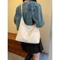 thumbnail image 3 of LAVA Women's Slouchy PU Leather Tote Bag, Large Capacity Shoulder Bag for Work & Daily Travel, 3 of 7