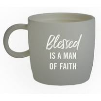 DaySpring - Man of Faith - Inspirational Ceramic Mug, 16oz, Gray