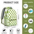 thumbnail image 6 of Kiwi Fruit Print Backpack - Stylish & Durable Laptop Bag for School, College & Work, Lightweight with Padded Straps, Spacious Compartments, Trendy Green Aesthetic,Fashionable Everyday Bookbag, 6 of 6