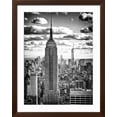 thumbnail image 2 of Art.com Cityscape, Empire State Building and One World Trade Center, Manhattan, NYC Photographic Print by Philippe Hugonnard, Brown Frame Wall Art, 32" x 40", 2 of 5