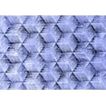 thumbnail image 1 of Ahgly Company Machine Washable Indoor Rectangle Oriental Blue Industrial Area Rugs, 2' x 5', 1 of 4