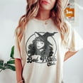 thumbnail image 2 of Bad Witch Club T-Shirts for Women Men, Halloween Fun Graphic Tee Short Sleeve Tops - Vintage Ivory, 2 of 5