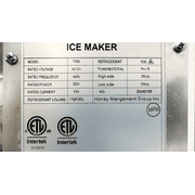 350 Lbs/ 24H Commercial Ice Maker Split Ice Cube Machine Cafe, Free Standing Ice Cube Machine 110V, NSF