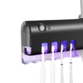 thumbnail image 3 of Bsvklp Soporte para Cepillo Dientes UV Desinfectante Solar para Baño (inducción Negra), 3 of 9