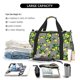 thumbnail image 5 of Fotbe Lemons on Striped Bolsa de Viaje con Estampado, Bolsa de Fin de Semana para Mujer con Compartimento para Zapatos, Bolsa de Gimnasio con Bolsillo Húmedo, 5 of 7