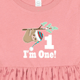 thumbnail image 4 of Inktastic First Birthday Sloth 1 Year Old Girls Baby Dress, 4 of 5