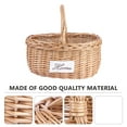 thumbnail image 2 of Hytrove Home Users Picnic Basket Willow Brown 2Set 12.18X9.43X6.29in, 2 of 8