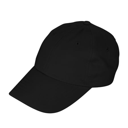 DALIX Youth Childrens Cotton Cap Plain Hat In Black