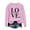 Pink, variant on MOJOGO Women's Valentine's Day Tops Print Crewneck Sweatshirt Long Sleeve Pullover Top Comfy Loungewear Pink XS