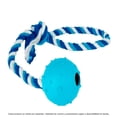 thumbnail image 3 of Juguete para Perro Pets & More Pelota con Cuerda y Nudo Varios Colores 1 Pza, 3 of 4