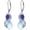 Sapphire Blue, variant on Valentine Moonstone Earrings 925 Sterling Silver Vintage Dangle Teardrop Leverback Earrings with 12 Months Birthstone Anniversary Birthday Jewelry Gifts for Women Her