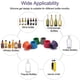 thumbnail image 5 of 12 tapones FDA grado alimenticio Multicolor Gel de sílice botella de vino tapón de mantenimiento fresco vino tinto tapón de botella de vino a prueba de fugas Sincero Electrónica, 5 of 5