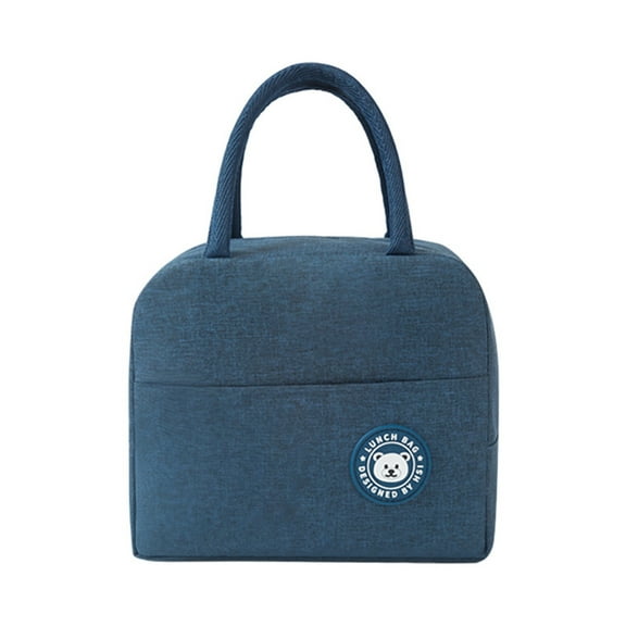 Grandest Birch Waterproof Lunch Bag Large Capacity Waterproof Fabric Reusable Lunch Box Container Tote Bag for Office