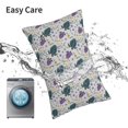 thumbnail image 6 of Salouo Turtle Pattern Pillow Cases,1PC Pillow Covers with Envelope Closure Decorative Pillow Case for Bed Couch,Pillows Not Included-14"x20", 6 of 6