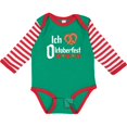thumbnail image 3 of Inktastic Ich Liebe I Love Oktoberfest Pretzel Heart Boys or Girls Long Sleeve Baby Bodysuit, 3 of 5