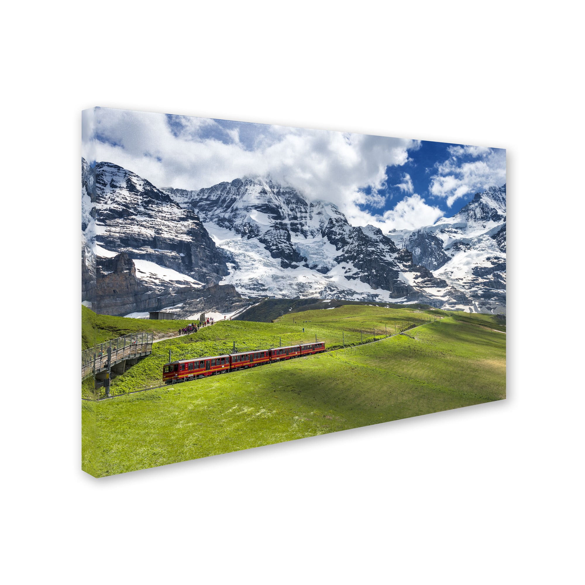 Trademark Fine Art "Beautiful Switzerland" Canvas Art by Philippe Sainte-Laudy