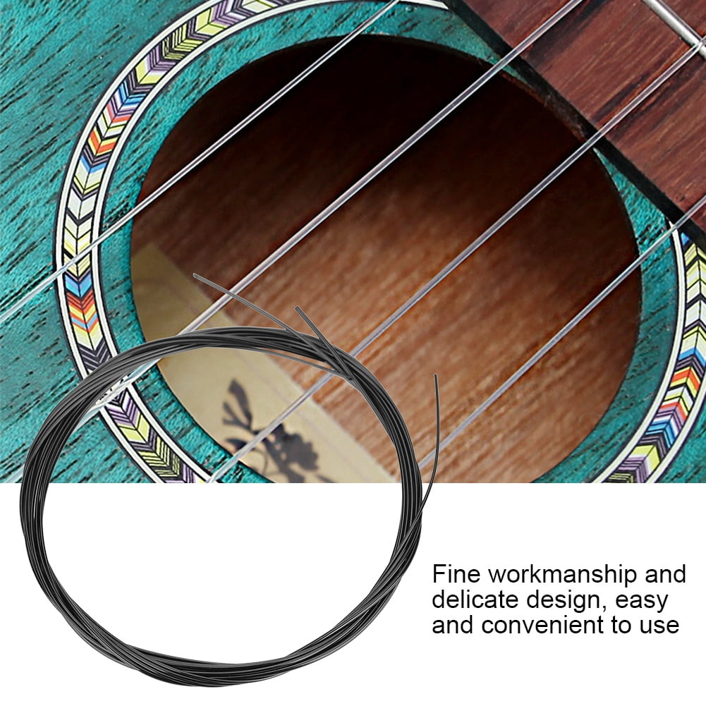 Mgaxyff 2 Sets 27inch White & Black Nylon Strings Replacement Part for