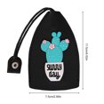 thumbnail image 3 of Peggybuy Cartoon Keychain Pouch Large Capacity Cartoon Key Wallets PU Leather Rabbit Soft, 3 of 8