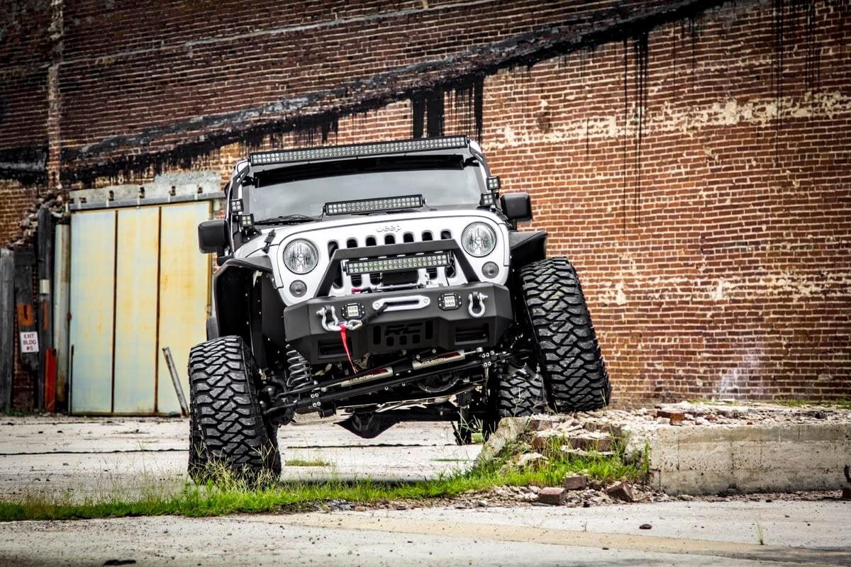 Rough Country 4" V2 Lift Kit for 2007-2018 Jeep Wrangler JK 2-Door - 67370